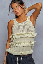 Griffin Ruffle Top