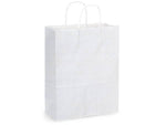 White Kraft Paper Shopping Bags: Vogue 16x6x12.5" / 250 Pack