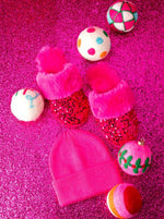 FIESTA SLIPPERS, MAGENTA: S/M