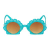 Blue Gem Sunglasses Inc - K6884-NEW- Kids - Glitter Seashell Sunglass