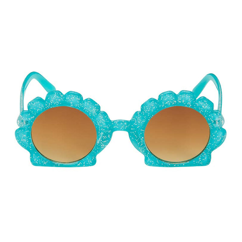 Blue Gem Sunglasses Inc - K6884-NEW- Kids - Glitter Seashell Sunglass