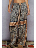 Zebra Palazzo Pants
