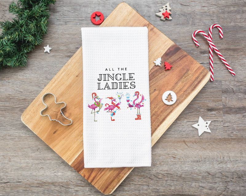 All The Jingle Ladies Holiday Towel