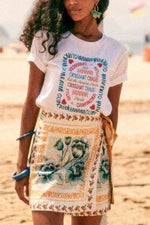 Italian wrap skirt