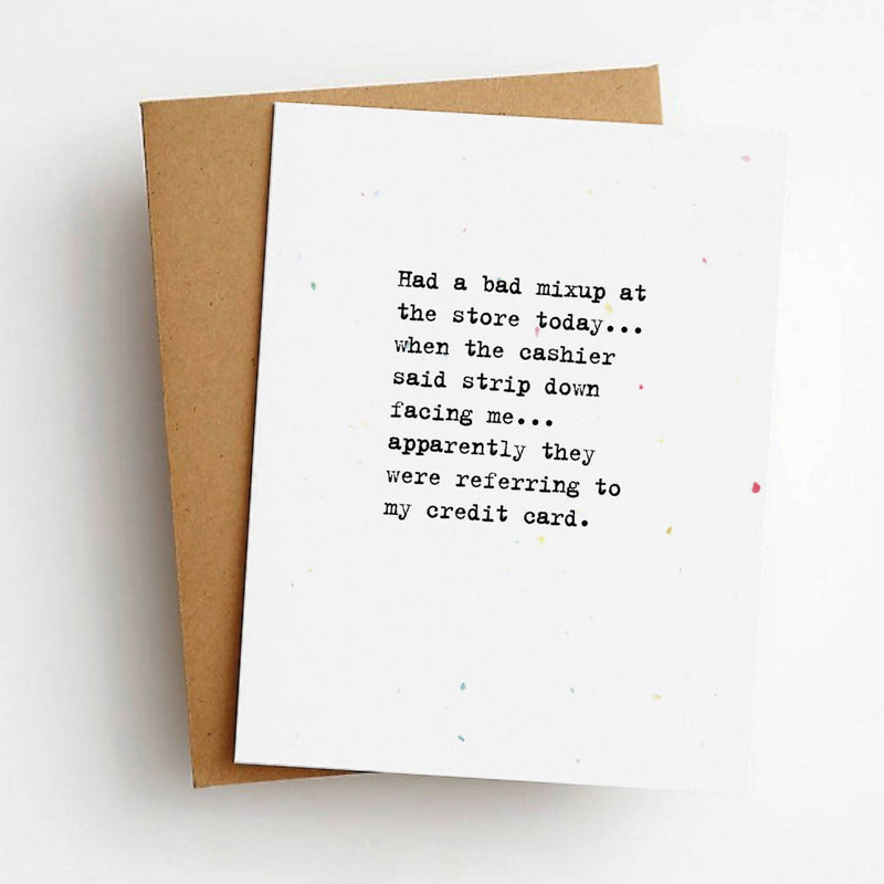 Skel & Co - Credit Card Funny Everyday Greeting Card