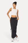 Mono B - Cropped Fitted Muscle Tee: SHELL PINK / S:M:L (2:2:2)