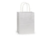 White Kraft Paper Shopping Bags: Vogue 16x6x12.5" / 250 Pack