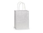 White Kraft Paper Shopping Bags: Vogue 16x6x12.5" / 250 Pack