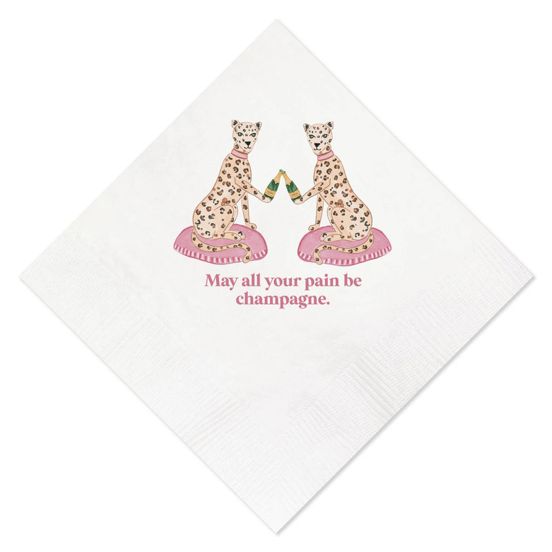 Sip Hip Hooray - May All Your Pain Be Champagne Napkins