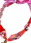 Nora James jewelry - Bella scarf necklace: Hammered open heart