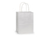 White Kraft Paper Shopping Bags: Vogue 16x6x12.5" / 250 Pack