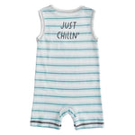 Angle - Tank Romper - Just Chilln': 3-6M