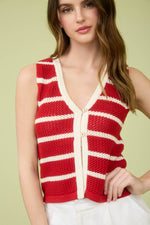 Amber Stripe Vest