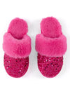 FIESTA SLIPPERS, MAGENTA: L/XL