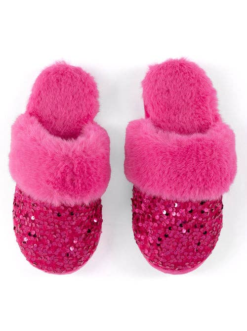 FIESTA SLIPPERS, MAGENTA: S/M