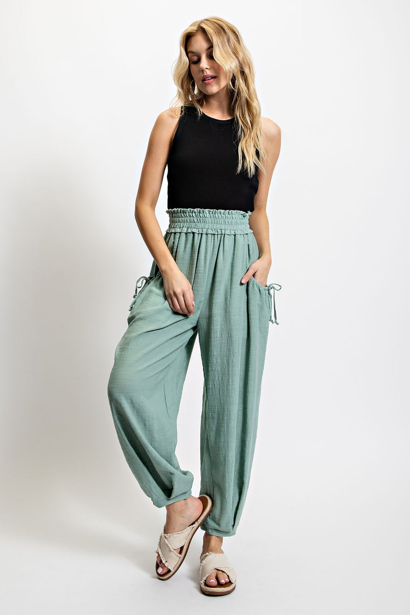 Kristy Linen Blend Joggers