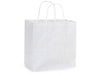 White Kraft Paper Shopping Bags: Vogue 16x6x12.5" / 250 Pack
