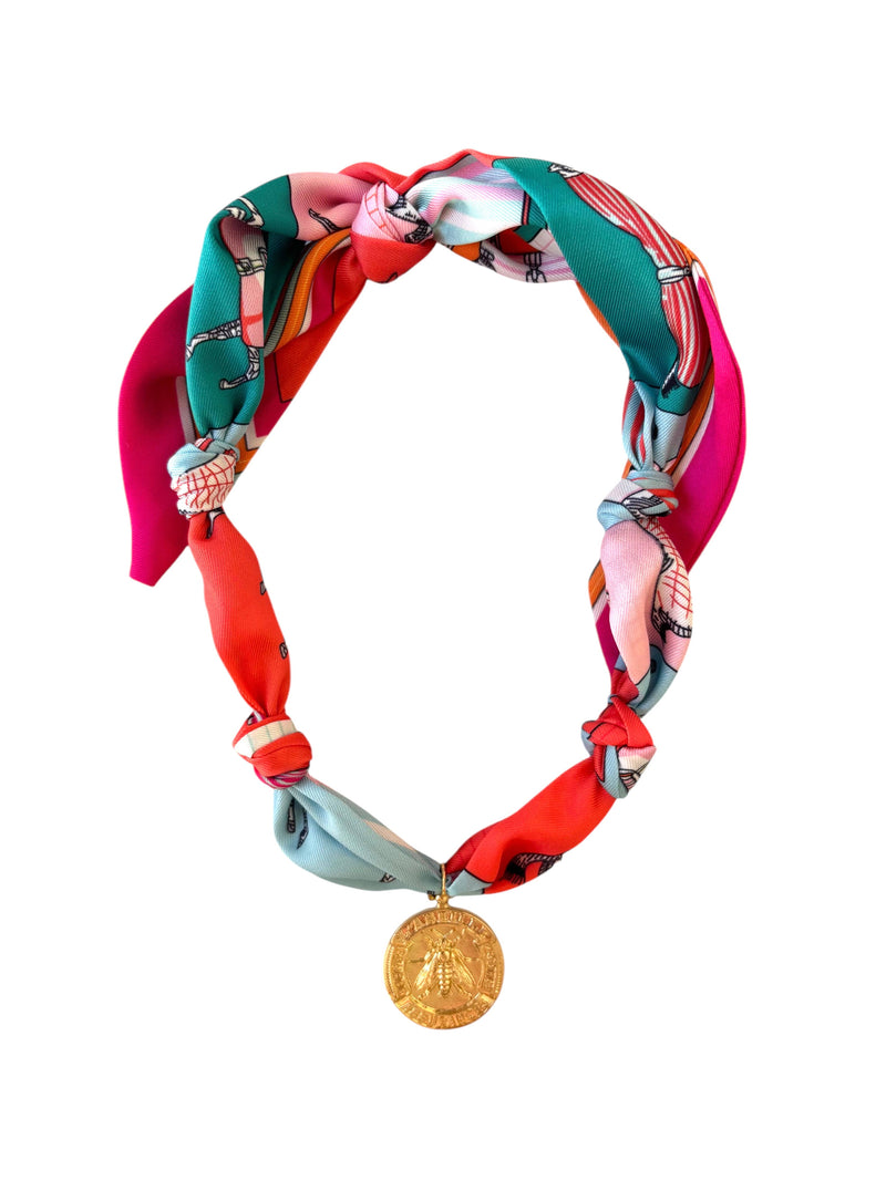 Nora James jewelry - Belmont scarf necklace: Artisan star