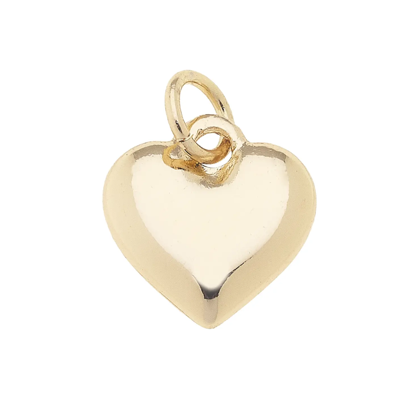 Canvas Style - Heart of Gold Charm in Shiny Gold