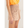 HIGH WAIST LINEN SHORTS