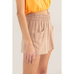 HIGH WAIST LINEN SHORTS