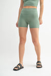 Mono B - Venice Cloud Light Contour Biker Shorts: Black / S:M:L (2:2:2)