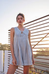 Poppy Light Washed Romper