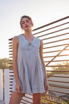 Poppy Light Washed Romper