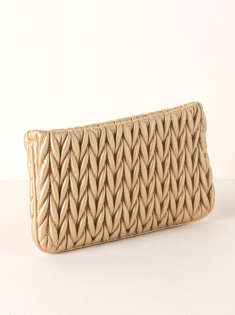 Shiraleah - JODY ZIP POUCH: Gold