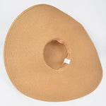 Faux Straw Wide Brim Band Hat