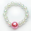 Sparkle Sisters by Couture Clips - Watercolor Bracelet: White