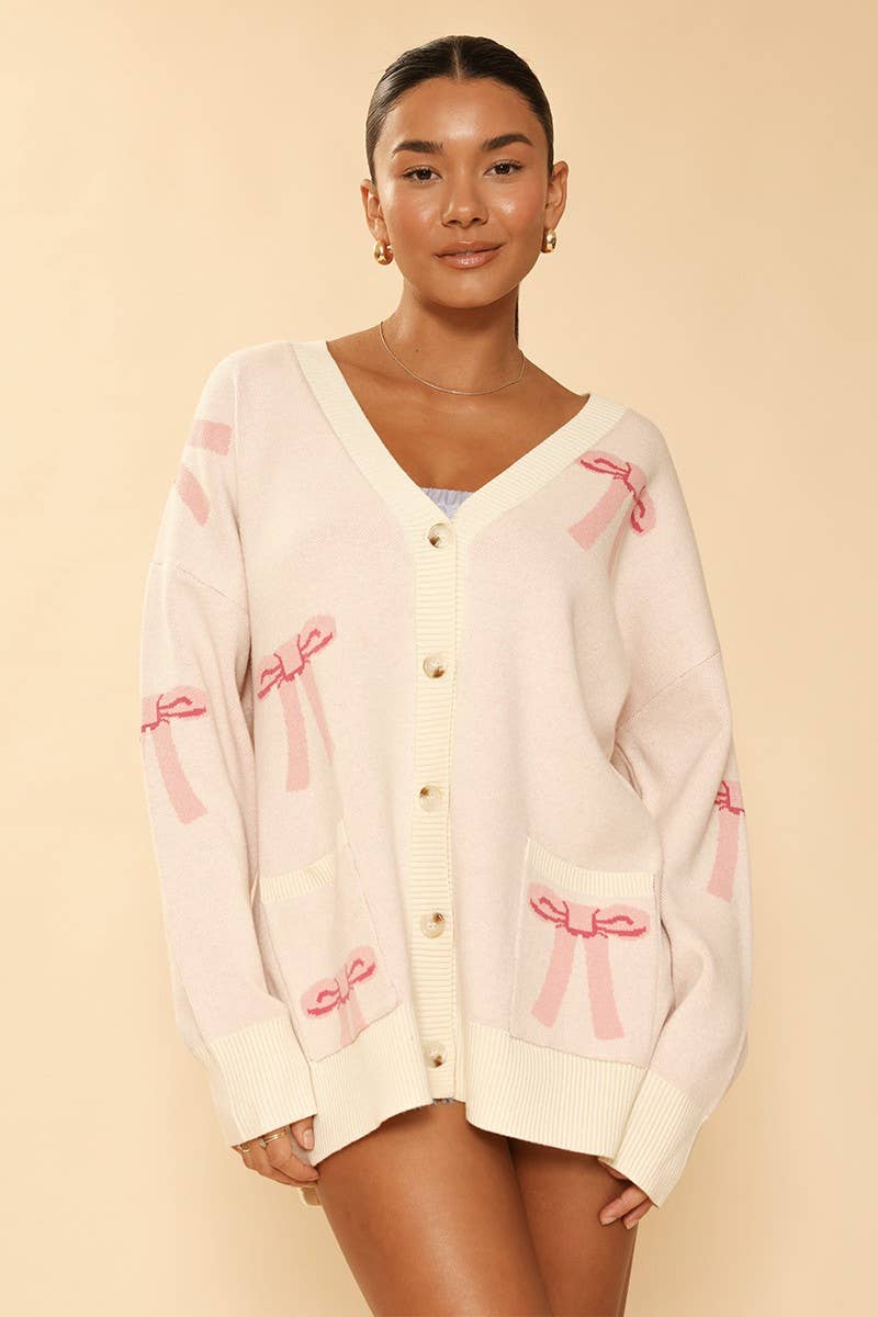 Pretty & Perfect Cardigan - Pink