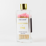 Chez Gagné - Everything is Fine - Glass Bottle Matches