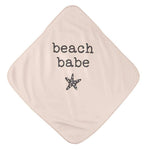 Quick Dry Baby Beach Towel with Hood - Beach Babe