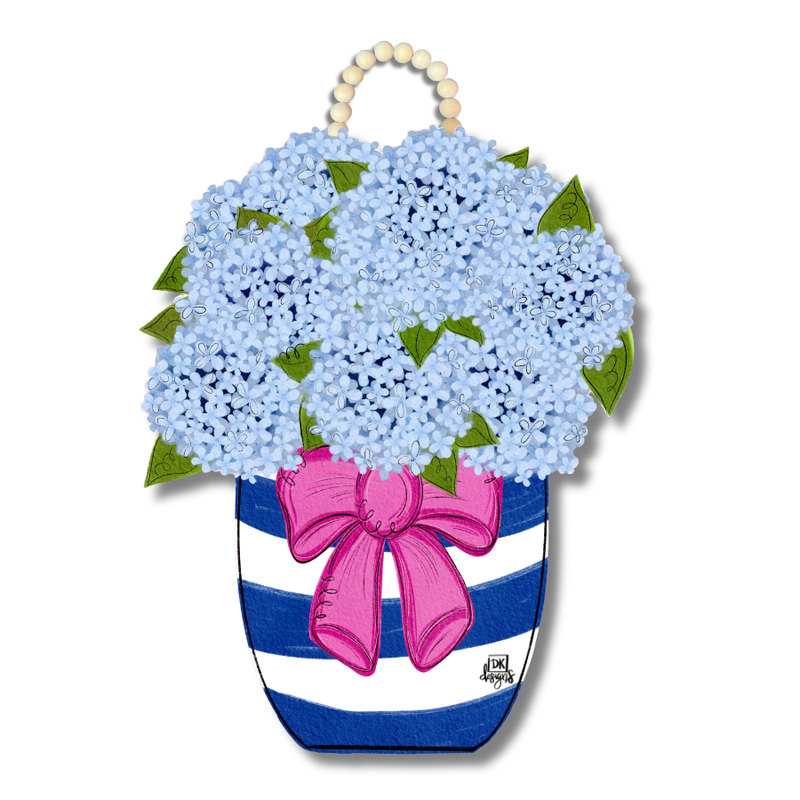 Hydrangea Large Door Hanger