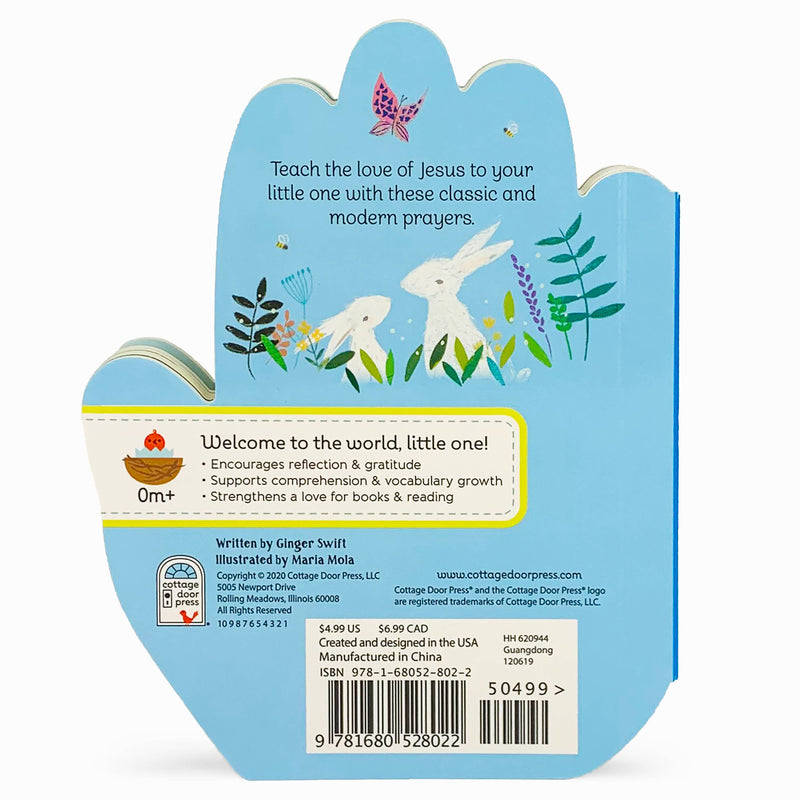 Cottage Door Press - Jesus Loves Me Praying Hands Shaped Board Book