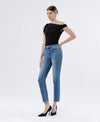 High Rise Slim Straight Jean