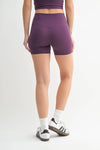 Mono B - Venice Cloud Light Contour Biker Shorts: Black / S:M:L (2:2:2)