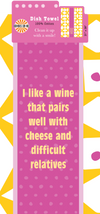 Drinks on Me - DISH TOWEL: Difficult relatives