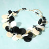 Sensibling Corp. - Bold Colorful Resin Disc Beaded Statement Necklace: Multi-Colored