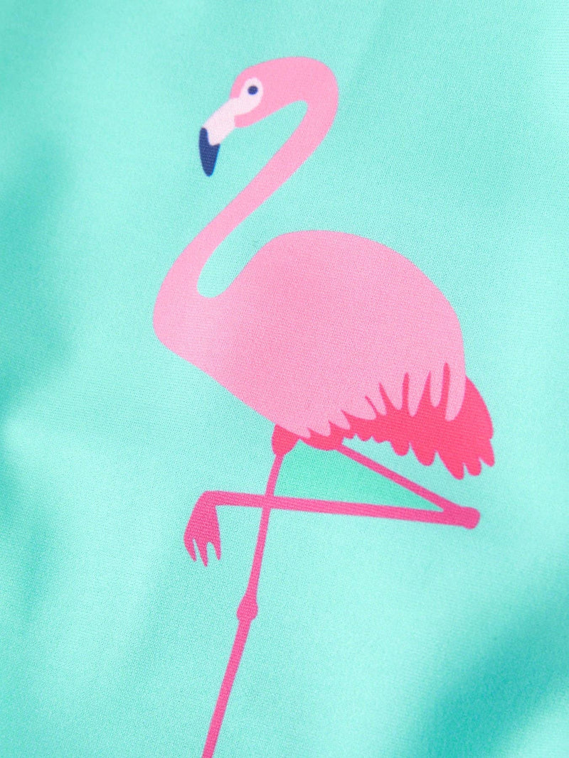 Flamingal Little Girls Swimsuit
