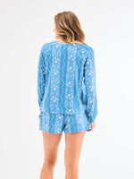Annie PJ Short Set  - Ivy Lane Blue