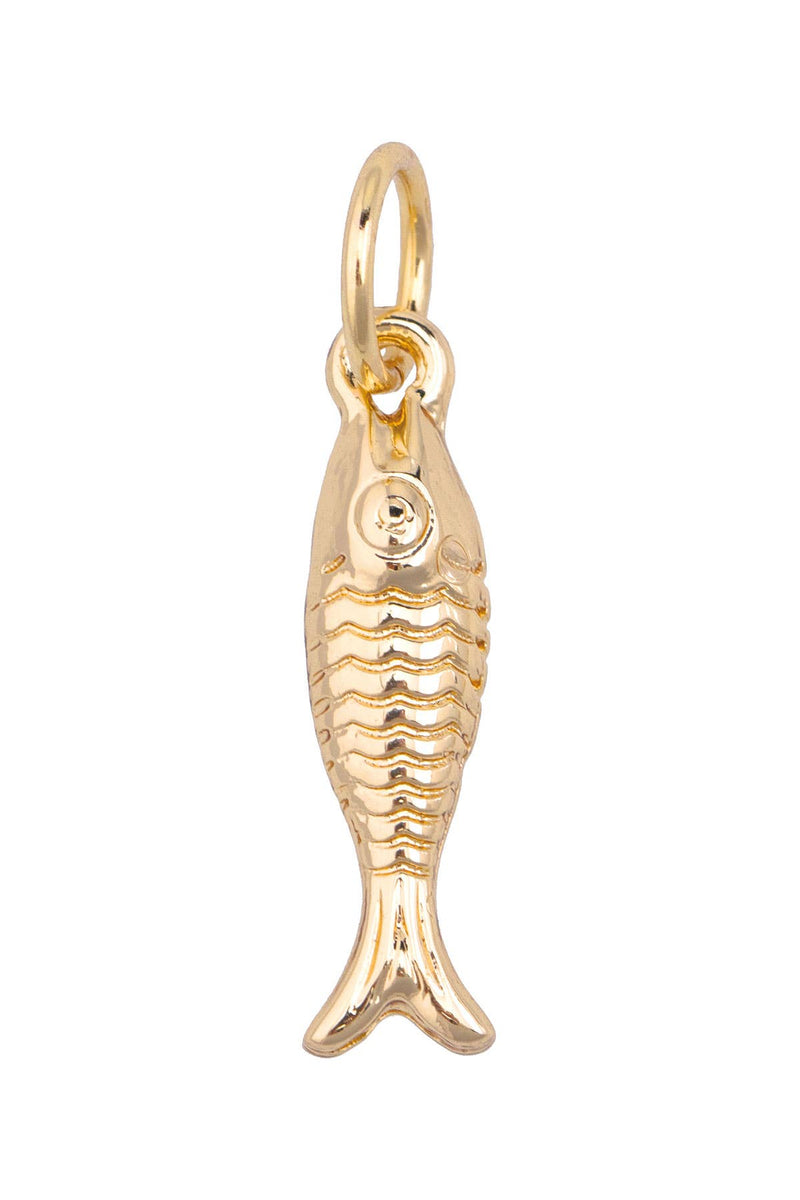 Canvas Style - Sardine Charm in Shiny Gold