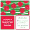 XMAS Kicks In | Funny Party Gift | Cocktail Napkin