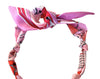 Nora James jewelry - Bella scarf necklace: Hammered open heart