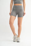 Mono B - Venice Cloud Light Contour Biker Shorts: Black / S:M:L (2:2:2)
