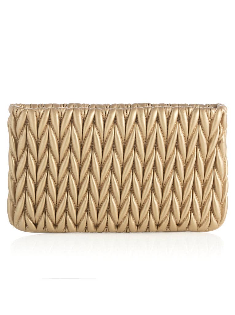Shiraleah - JODY ZIP POUCH: Gold