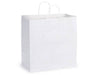 White Kraft Paper Shopping Bags: Vogue 16x6x12.5" / 250 Pack