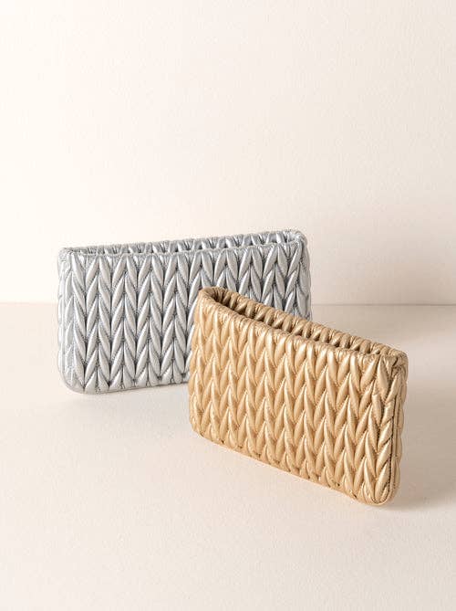 Shiraleah - JODY ZIP POUCH: Gold