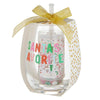 Wineglass & Popper Gift Set - Xmas Icons Santa's Favorite